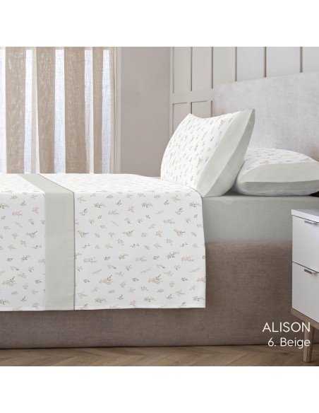 JUEGO DE SABANAS ALISON PARA CAMA DE 135/140 DE CATOTEX