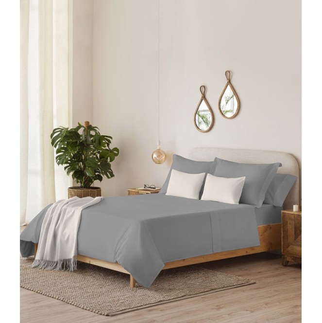 Juego de cama liso cama 105