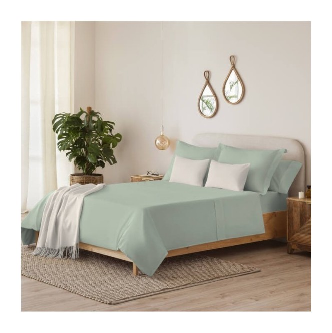 Juego de cama liso cama 105