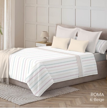 juego de sabanas roma para cama de 90 de catotex