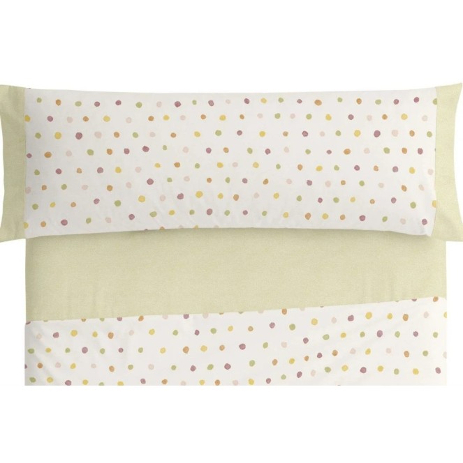 juego de sábanas 7182 para cama de 105 de burrito blanco