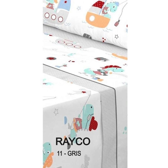 juego de sábanas Rayco para cama de 105 de Catotex
