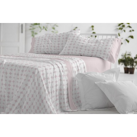 juego de sábanas 3139 para cama de 105 de burrito blanco