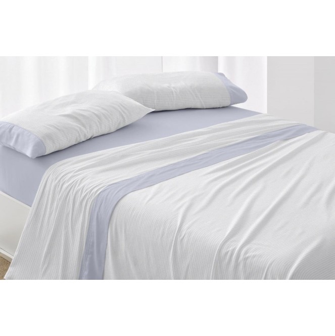 JUEGO DE SÁBANAS D1550 PARA CAMA DE 150 DE BURRRITO BLANCO