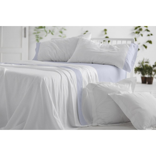 JUEGO DE SÁBANAS D1550 PARA CAMA DE 150 DE BURRRITO BLANCO