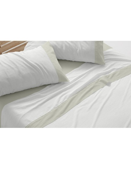 JUEGO DE SÁBANAS D1550 PARA CAMA DE 150 DE BURRRITO BLANCO
