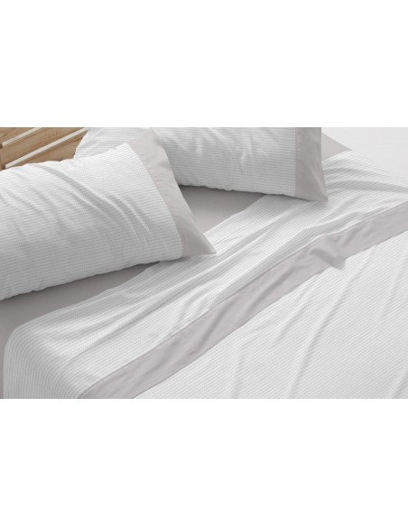 JUEGO DE SÁBANAS D1550 PARA CAMA DE 150 DE BURRRITO BLANCO