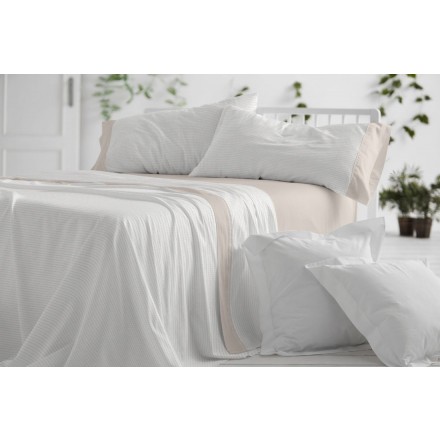 JUEGO DE SÁBANAS D1550 PARA CAMA DE 135 DE BURRRITO BLANCO