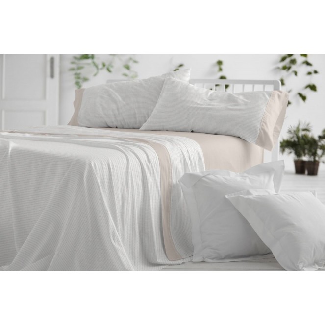 JUEGO DE SÁBANAS D1550 PARA CAMA DE 135 DE BURRRITO BLANCO