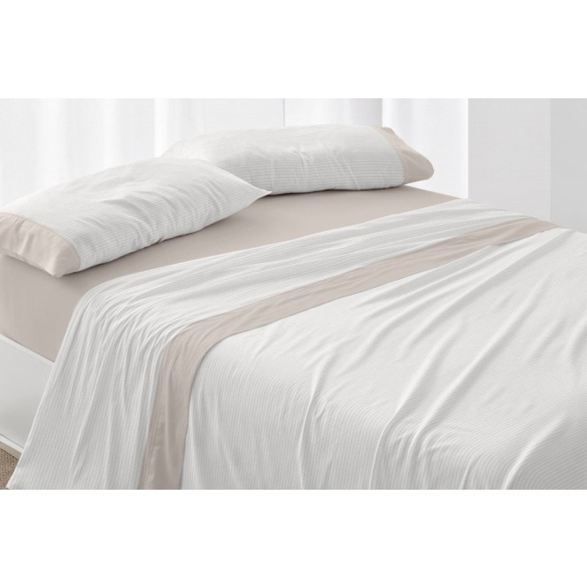 JUEGO DE SÁBANAS D1550 PARA CAMA DE 135 DE BURRRITO BLANCO