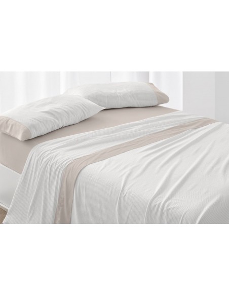 JUEGO DE SÁBANAS D1550 PARA CAMA DE 135 DE BURRRITO BLANCO
