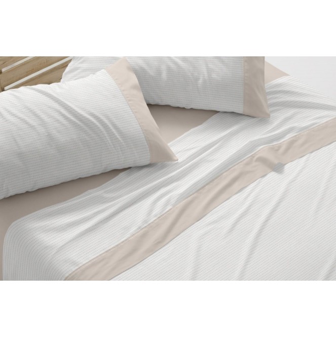 JUEGO DE SÁBANAS D1550 PARA CAMA DE 135 DE BURRRITO BLANCO