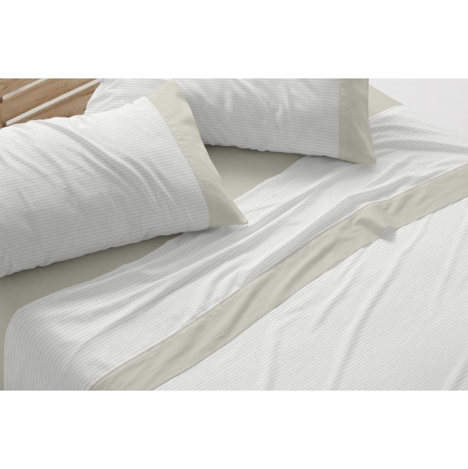 JUEGO DE SÁBANAS D1550 PARA CAMA DE 135 DE BURRRITO BLANCO