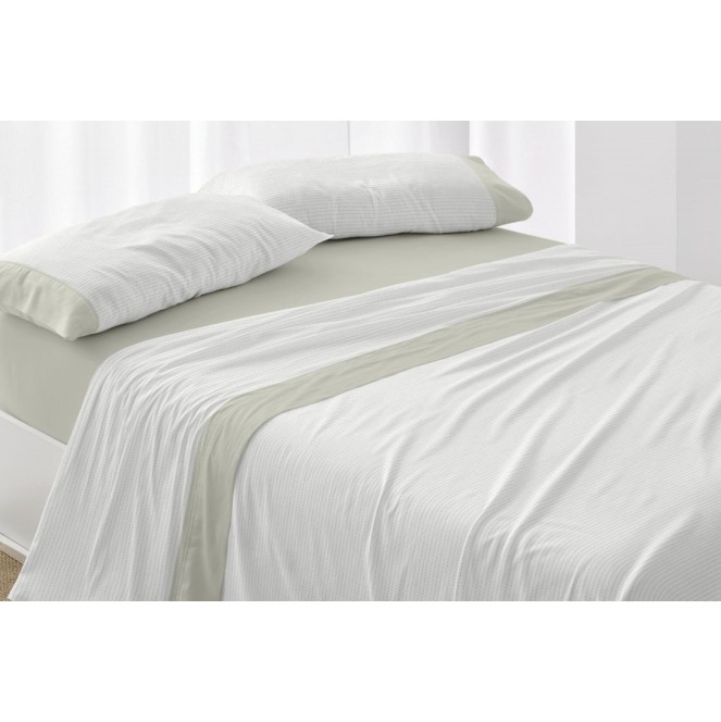 JUEGO DE SÁBANAS D1550 PARA CAMA DE 135 DE BURRRITO BLANCO