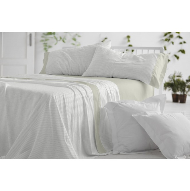 JUEGO DE SÁBANAS D1550 PARA CAMA DE 135 DE BURRRITO BLANCO