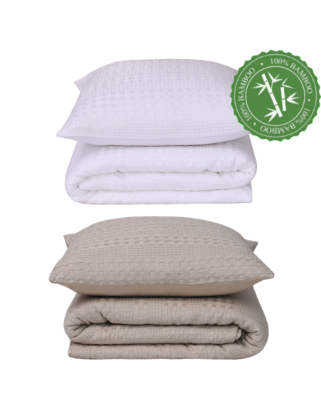colcha waffle de wiss home para cama de 150