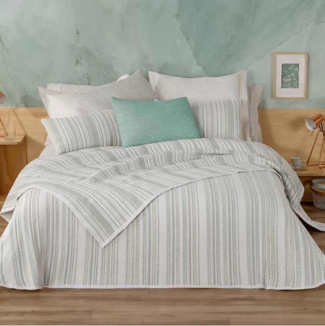 colcha  tribe bambu 3766  de manterol para cama de 150