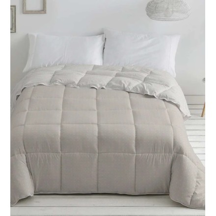 edredon reversible Edg266 para cama de 135 de burrito blanco