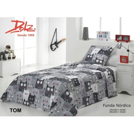 FUNDA NÓRDICA  TOM PARA CAMA DE 90 DE DOLZ
