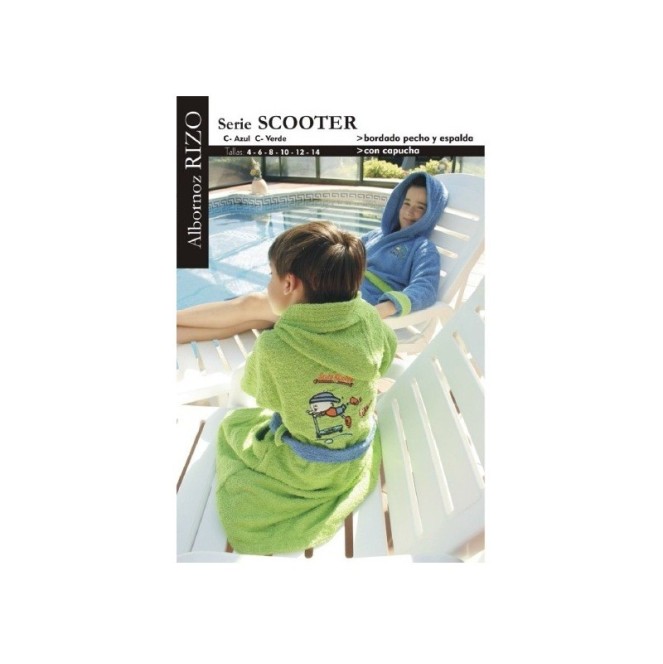 albornoz infantil scooter