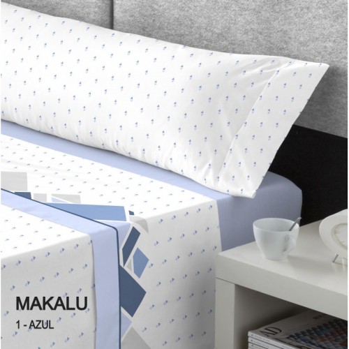 Juego de cama coralina Makalu 150 TAMAÑO 150 COLOR AZUL