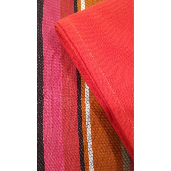 mantel coral de 150 x 200