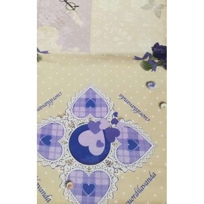 mantel casual textil de  140 x 140