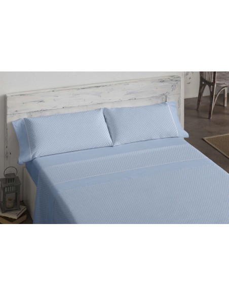 juego de cama 673 de algodón para cama de  180  de burrito blanco