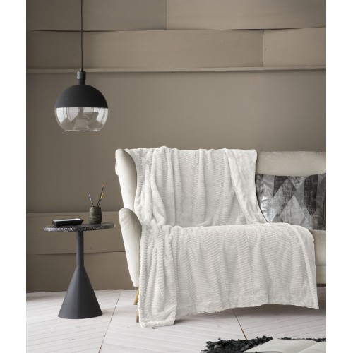 Plaid decorativo para sofa o cama algodon 130x170