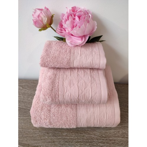 J.TOALLAS 3PZS DES SJ/463 - ROSE