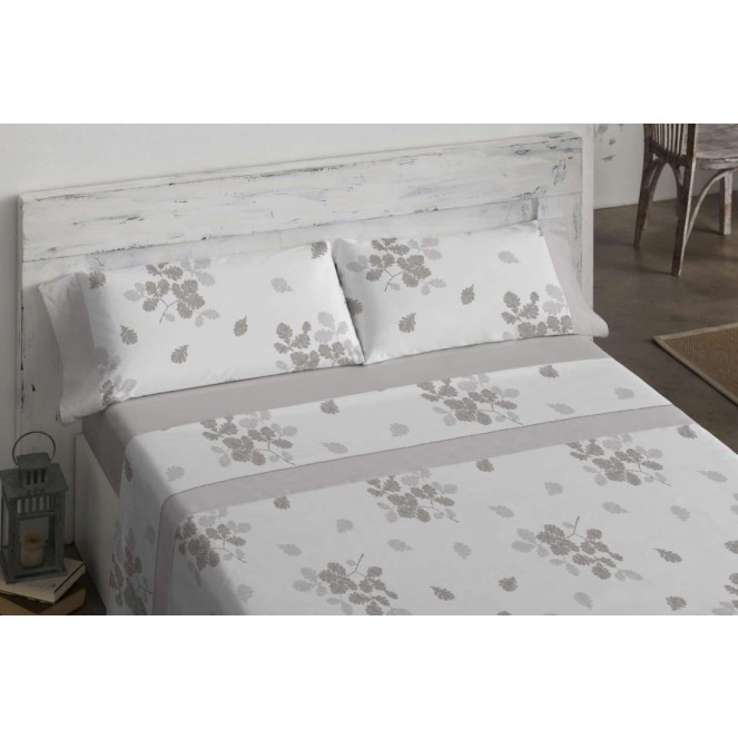 juego de cama de franela 5565 para cama de 150 de burrito blanco