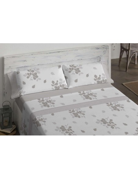 juego de cama de franela 5565 para cama de 150 de burrito blanco
