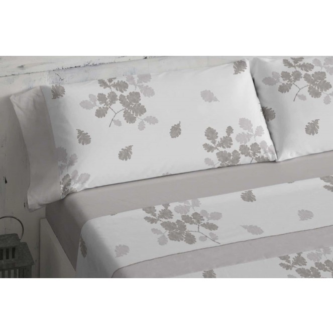 juego de cama de franela 5565 para cama de 150 de burrito blanco