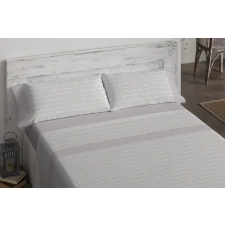 juego de cama de franela para cama de 150 de burrito blanco