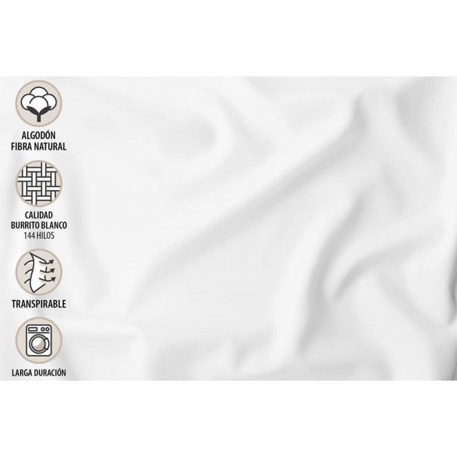 juego de cama de franela para cama de 150 de burrito blanco