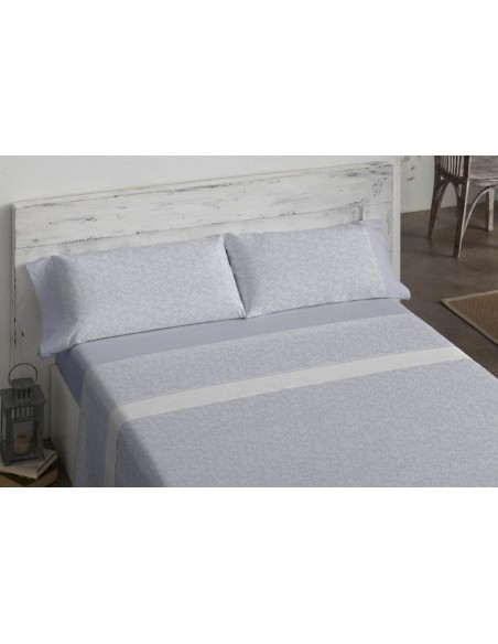 juego de cama de franela 5562 para cama de 105 de burrito blanco
