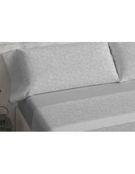 juego de cama 5562 de franela para cama de 180 de burrito blanco