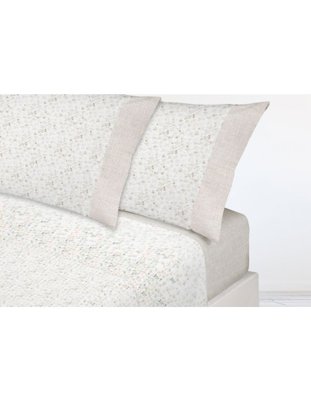 juego de sabanas de franela Luna 473 para cama de 150