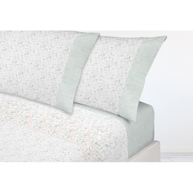juego de sabanas de franela Luna 473 para cama de 150