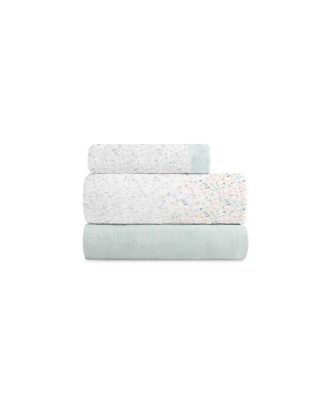 juego de sabanas de franela Luna 473 para cama de 150