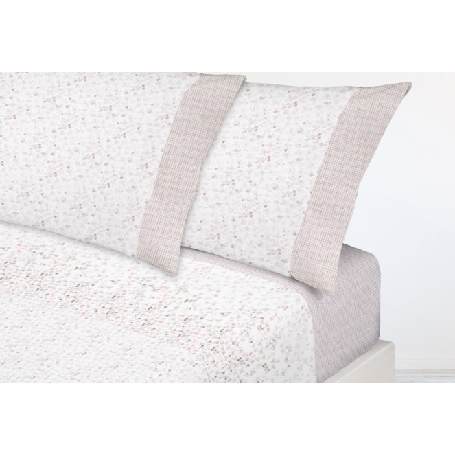 juego de sabanas de franela Luna 473 para cama de 150