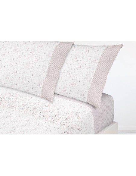 juego de sabanas de franela Luna 473 para cama de 150