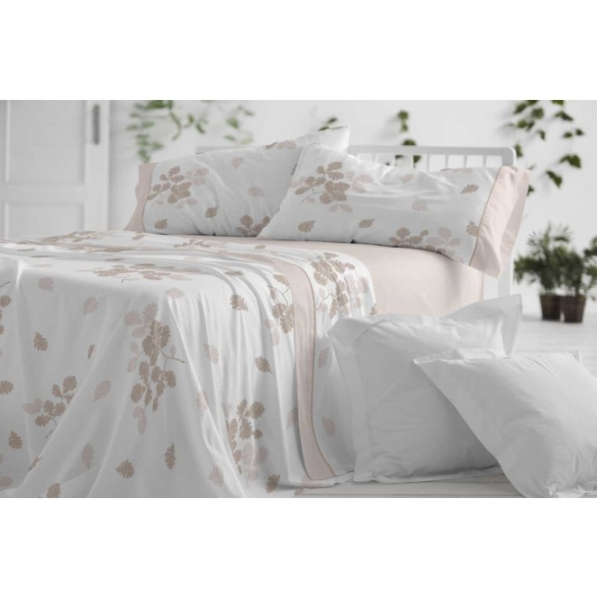 juego de  sábanas 616 de algodón para cama de  135 de burrito blanco