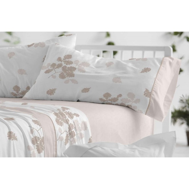 juego de  sábanas 616 de algodón para cama de  135 de burrito blanco