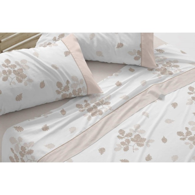 juego de  sábanas 616 de algodón para cama de  135 de burrito blanco