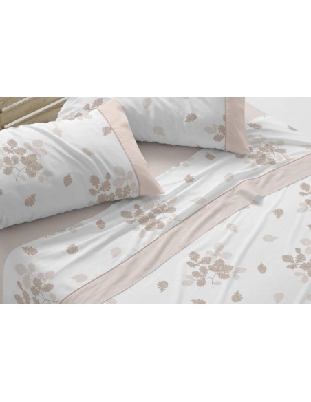 juego de  sábanas 616 de algodón para cama de  135 de burrito blanco