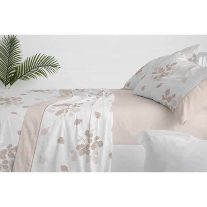 juego de  sábanas 616 de algodón para cama de  135 de burrito blanco