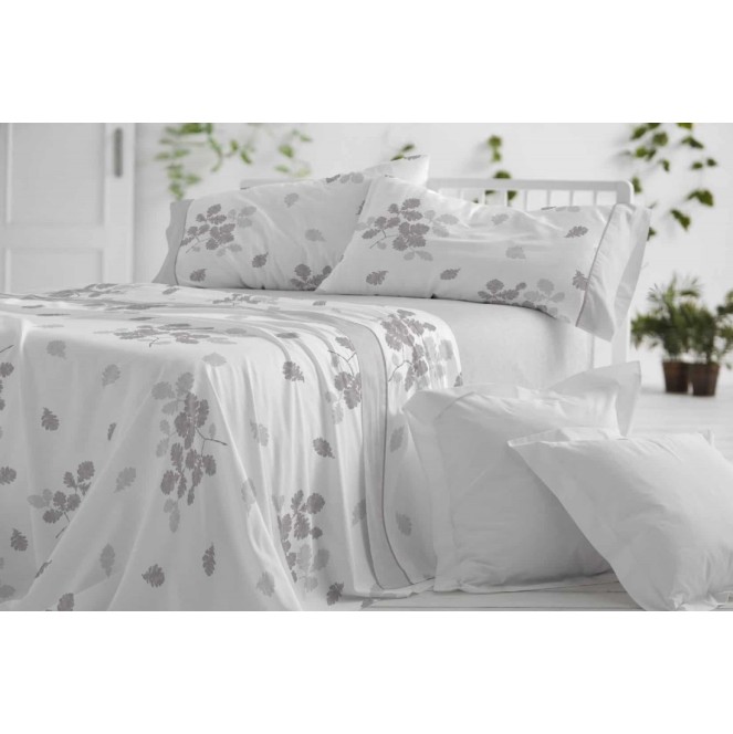 juego de  sábanas 616 de algodón para cama de  135 de burrito blanco