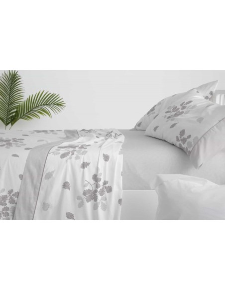 juego de  sábanas 616 de algodón para cama de  135 de burrito blanco