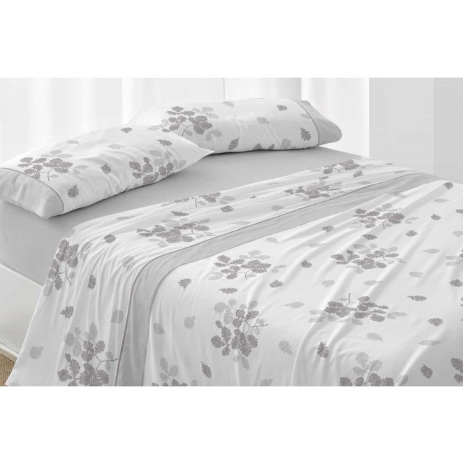 juego de  sábanas 616 de algodón para cama de  135 de burrito blanco